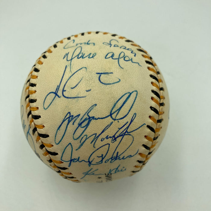 1994 All Star Game National League Team Signed Baseball Barry Bonds PSA DNA COA