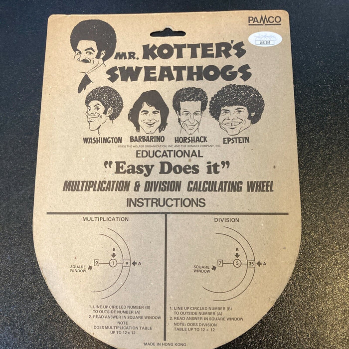 Ron Palillo Lawrence Hilton-Jacobs Signed Welcome Back Kotter Vintage Toy JSA