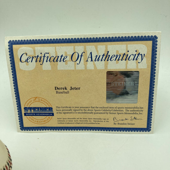 Derek Jeter "All Star Game MVP" Signed 2000 All Star Game Baseball Steiner COA