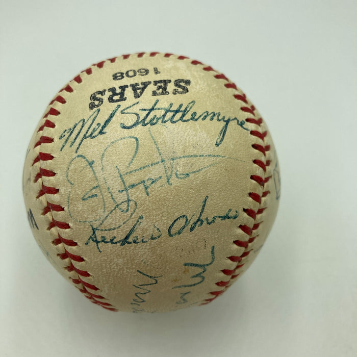 Mrs. Babe Ruth & Mrs. Lou Gehrig Yankees Legends Signed Baseball JSA COA