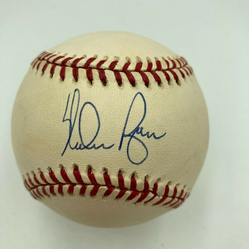 Nolan Ryan Signed Official 1980's American League Baseball JSA COA