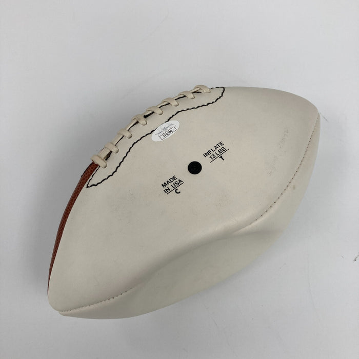 Bart Starr Signed The Quarterback Club Football JSA COA