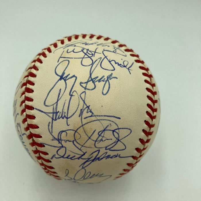 1994 Baltimore Orioles Team Signed Baseball Cal Ripken Jr. JSA COA