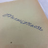 Mickey Mantle 1950's Rookie Era Signed Autographed Page PSA DNA 8 N Mint