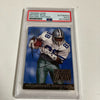 1993 Fleer Michael Irvin Signed Promo Card With Fleer Stamp PSA DNA RARE
