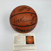 1993-94 Houston Rockets NBA Champs Team Signed Spalding NBA Basketball JSA COA