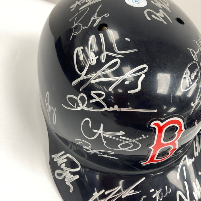 2004 Boston Red Sox World Series Champs Team Signed Authentic Helmet JSA COA