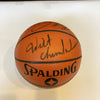 Wilt Chamberlain Kareem Abdul-Jabbar NBA Legends Signed Basketball JSA COA
