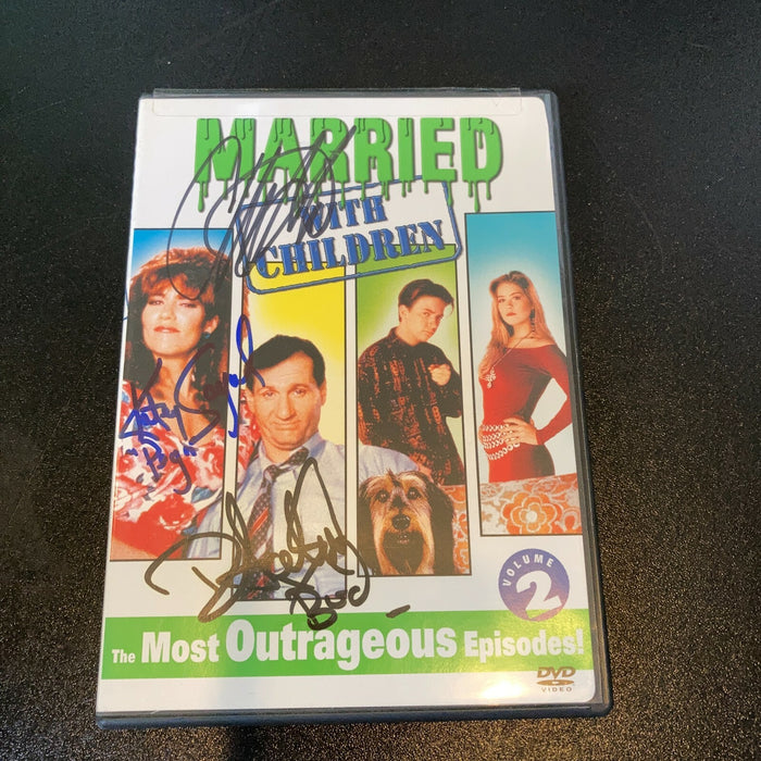 (2) Married With Children Cast Signed DVDs JSA Katey Sagal Faustino Applegate