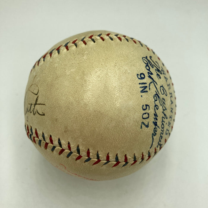 Beautiful Babe Ruth & Lou Gehrig 1925 Signed American League Baseball JSA COA
