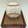 Alex Rodriguez Signed Heavily Inscribed STAT Baseball Steiner COA With Case