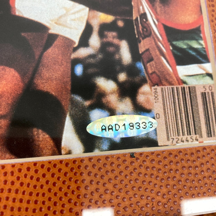 Michael Jordan, Larry Bird & Magic Johnson Signed Sports Illustrated Covers PSA