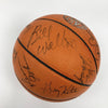 1985-1987 Boston Celtics Team Signed Basketball JSA COA