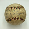 Honus Wagner Single Signed 1931 Official National League Baseball JSA COA