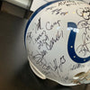 2009 Indianapolis Colts AFC Champs Team Signed Helmet Peyton Manning JSA COA