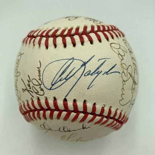 1967 Boston Red Sox AL Champs Team Signed American League Baseball JSA