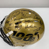Tom Brady Peyton Manning Joe Montana NFL Hall Of Fame Signed Helmet 36 Sigs JSA