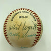 1940's Brooklyn Dodgers Legends Signed Baseball Leo Durocher Pee Wee Reese PSA