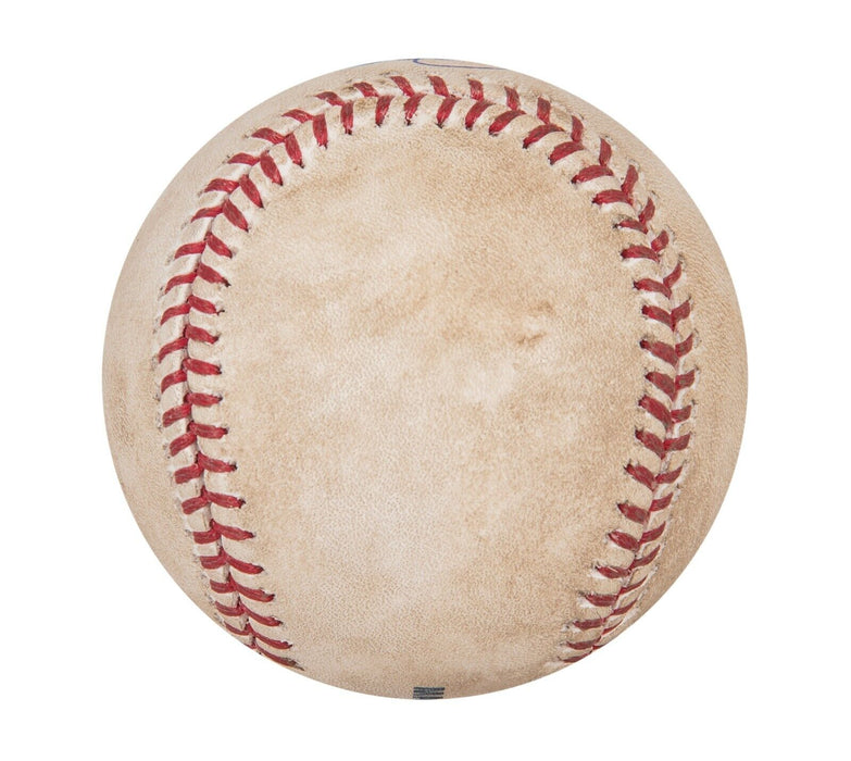 Derek Jeter 3,000th Hit 7-9-2011 Game Used Signed Baseball JSA COA & MLB Auth