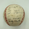 1951 Yankees World Series Champs Team Signed Baseball Mickey Mantle Rookie PSA