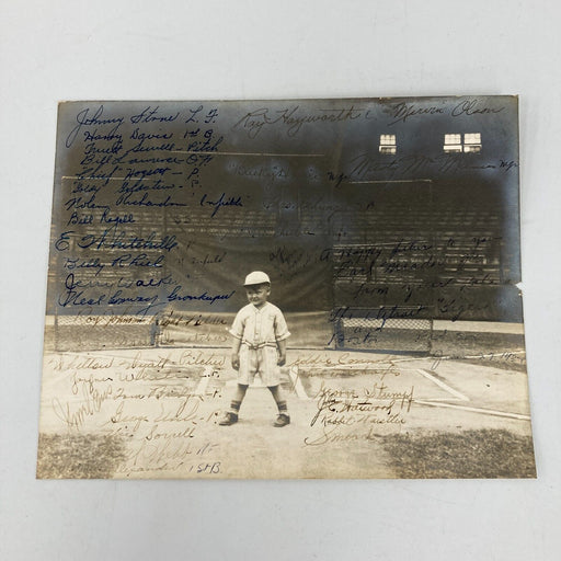 1932 Detroit Tigers & Boston Red Sox Team Signed Original Type 1 Photo