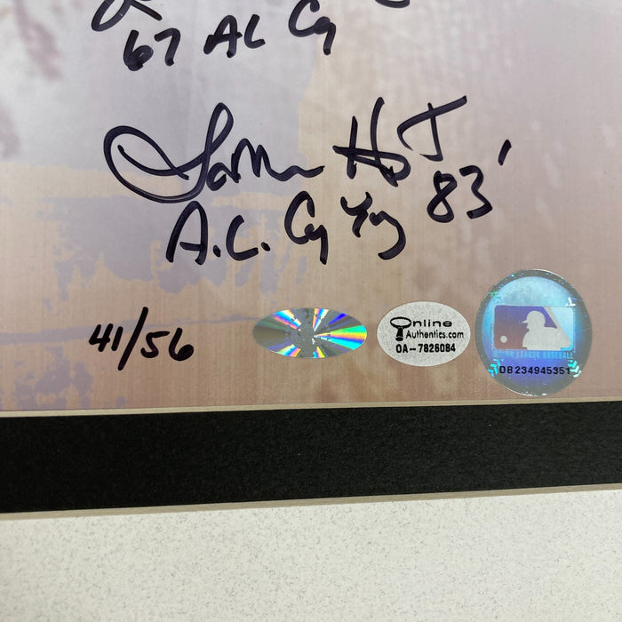 Beautiful Sandy Koufax Cy Young Winners Signed Huge 25x29 Photo 28 Sigs JSA COA