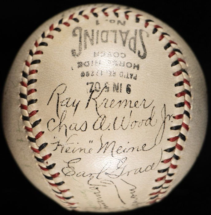 Stunning Honus Wagner 1933 Pittsburgh Pirates Team Signed Baseball Beckett COA