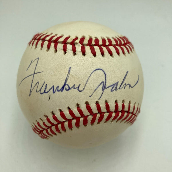 Frankie Avalon Signed Official National League Baseball Celebrity Auto JSA COA
