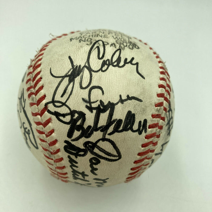 Hall Of Fame Legends Signed Baseball Joe Medwick & Boxing Legend Joe Louis BAS