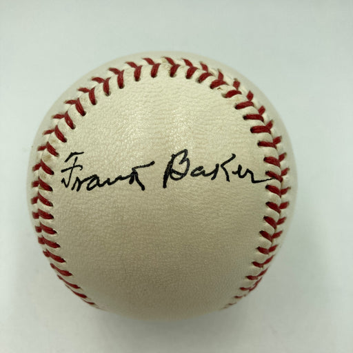 The Finest Frank "Home Run" Baker Single Signed Baseball JSA COA