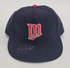 Kirby Puckett Signed Authentic Minnesota Twins Game Model Hat JSA COA