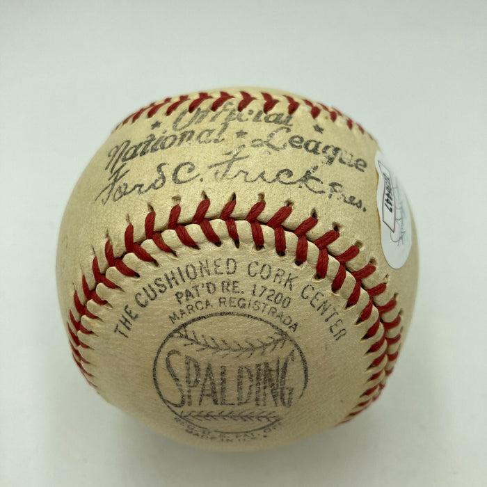 Joe Dimaggio Signed 1944 World War 2 Official National League Baseball JSA COA