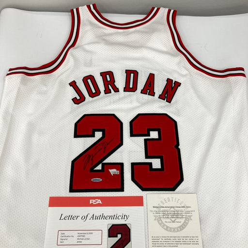 Michael Jordan Signed 1997-98 Pro Cut Chicago Bulls Jersey PSA & UDA Upper Deck