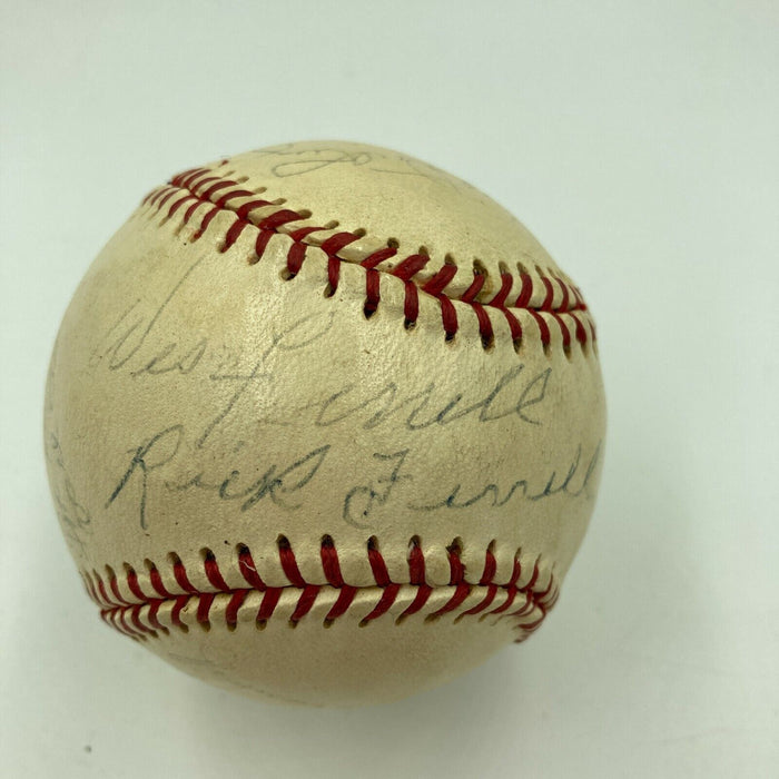1933 Inaugural First Ever All Star Game Team Signed Baseball With JSA COA