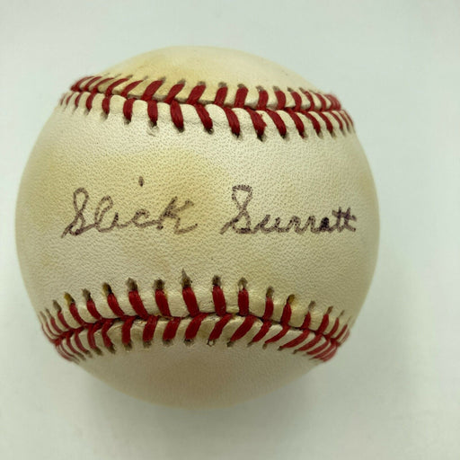Slick Surratt Signed Official Major League Baseball Negro League Legend JSA