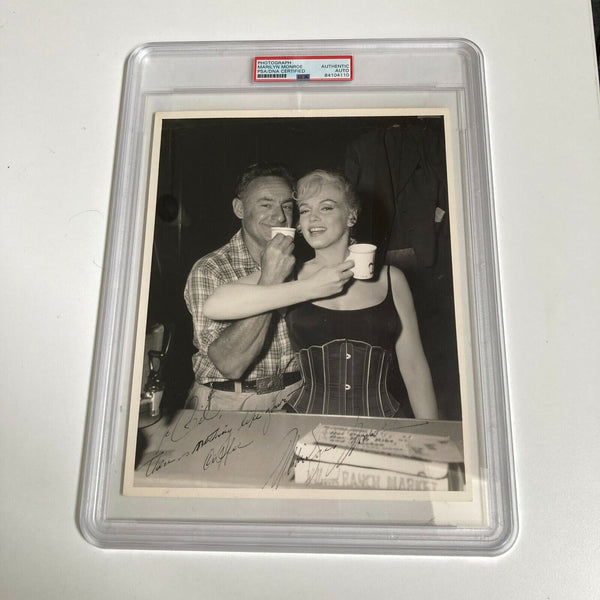 Marilyn Monroe Signed Photo "There Is Nothing Like Your Coffee" PSA DNA