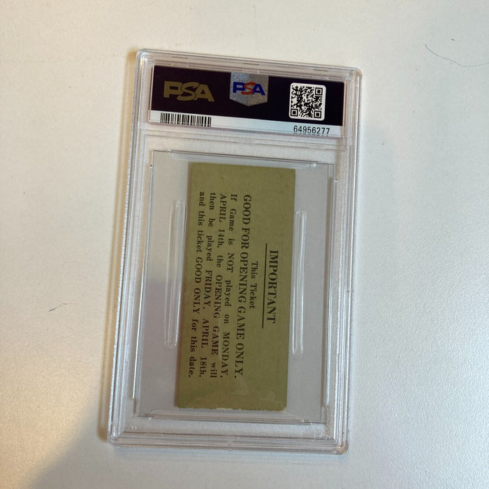 Phil Rizzuto MLB Debut Ticket April 14, 1941 PSA 4 POP 1 Highest One Graded