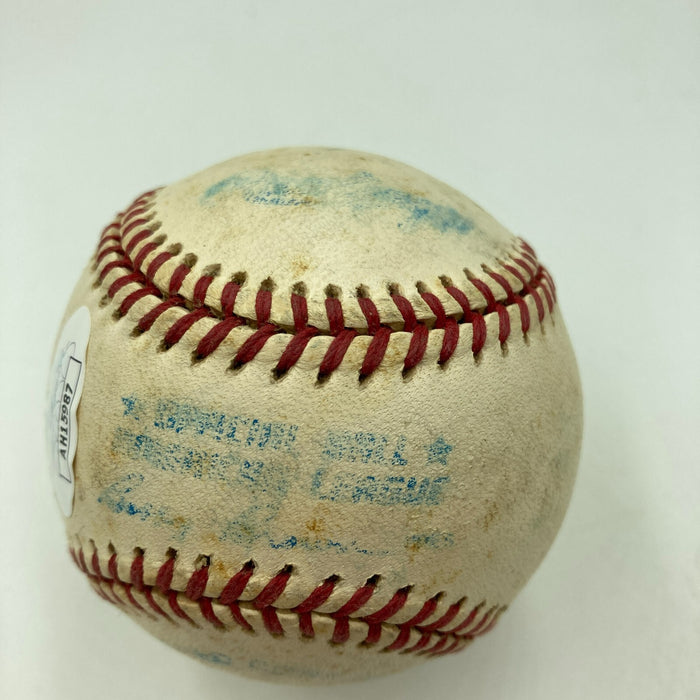 Mel "Chief" Harder Baseball Signed Inscribed American League Baseball JSA COA