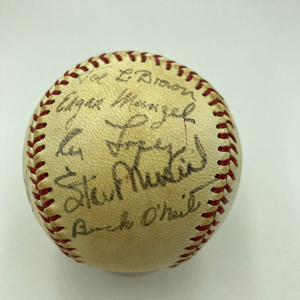 1982 Baseball Hall Of Fame Veterans Committee Signed Baseball With Stan Musial