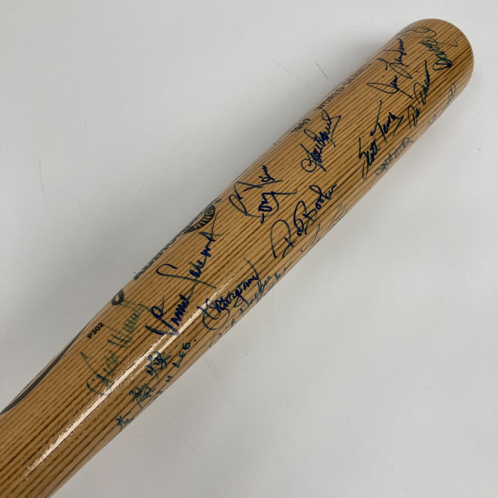 1987 St. Louis Cardinals NL Champs Team Signed World Series Game Issued Bat JSA