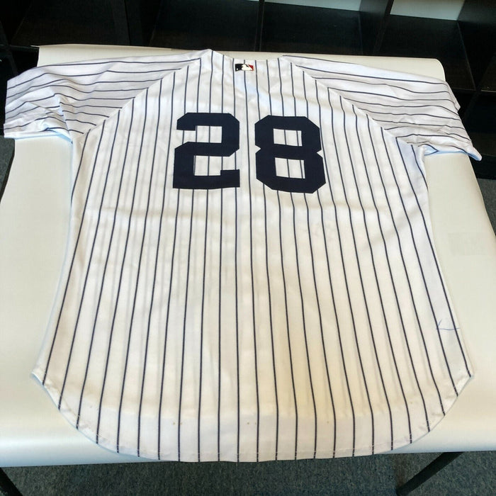 Derek Jeter Yankees Legends Multi Signed New York Yankees Jersey JSA COA Steiner