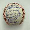 1961 New York Yankees World Series Champs Team Signed Baseball Mickey Mantle JSA