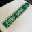 Ernie Banks Twice Signed 6x30 Street Sign Ernie Banks BLVD JSA COA