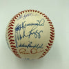 Derek Jeter Mariano Rivera Core Four Rookie 1995 Yankees Signed Baseball JSA