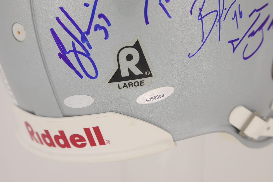 2004 New England Patriots Super Bowl Champs Team Signed Helmet Tom Brady PSA DNA