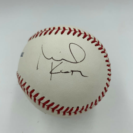 George Clooney Michael Keaton Val Kilmer Batman Cast Signed Baseball JSA COA