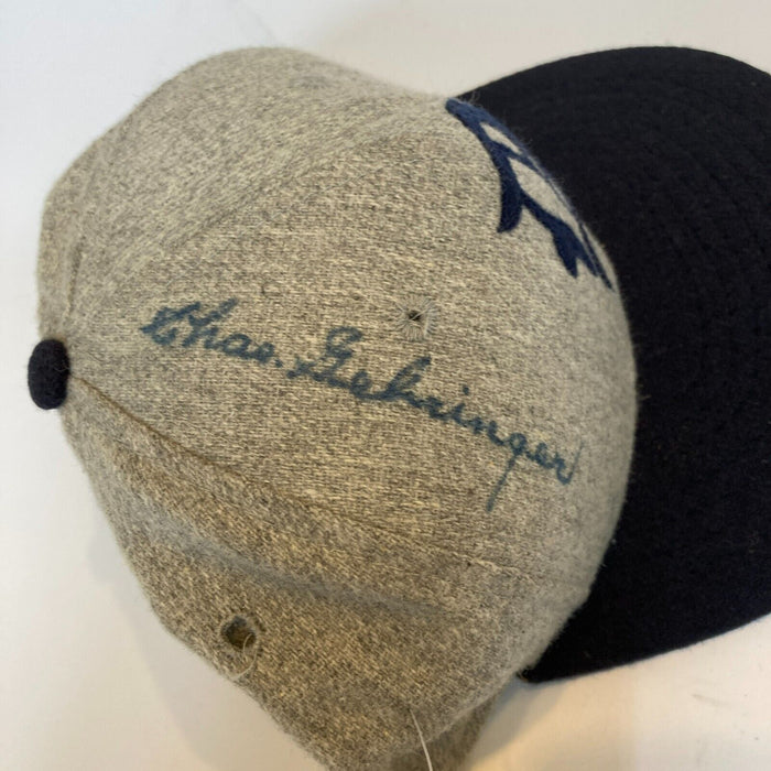 Charlie Gehringer Signed Authentic Detroit Tigers Baseball Hat JSA COA