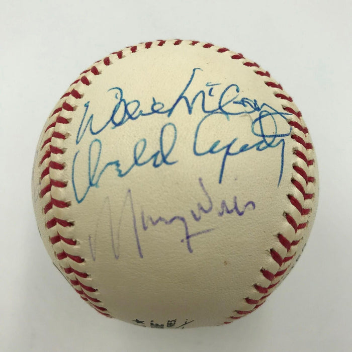 Rare Hank Aaron Ernie Banks Stan Musial MVP's Signed Inscribed NL Baseball JSA