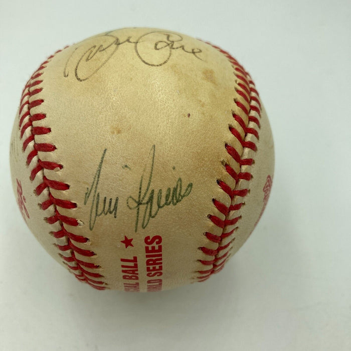 1996 New York Yankees World Series Champs Multi Signed W.S. Baseball PSA DNA