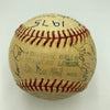 1975 Los Angeles Dodgers Team Signed Baseball Walt Alston Tommy Lasorda JSA COA